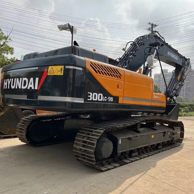 Giallo Hyundai 300LC Escavatore usato Corea Macchine di seconda mano originali 30 tonnellate Scavatore