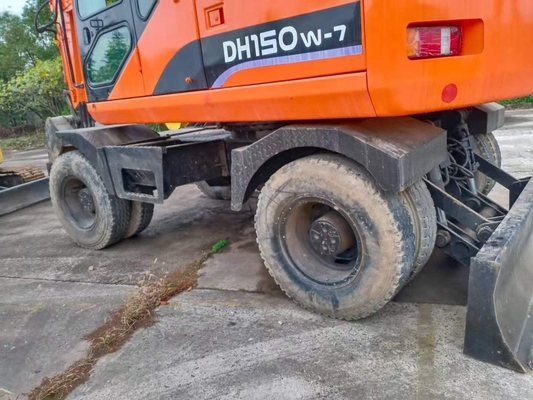 Alta efficienza operativa Doosan DH150W-7 Escavatore da trattore usato con motore giapponese