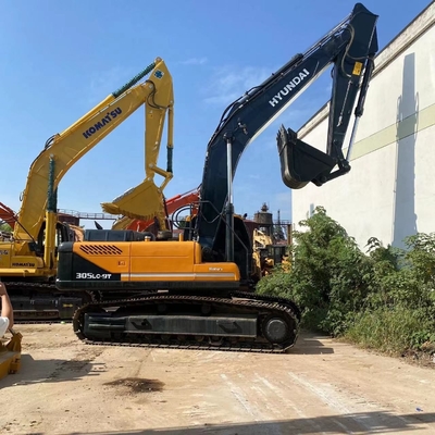 Escavatori Hyundai 305lc-9t usati con pompa idraulica Liyuan e motore HINO