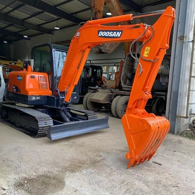 Doosan DX60 Escavatore usato Giappone Escavatore di vernice originale con capacità di secchio di 0,1 m3