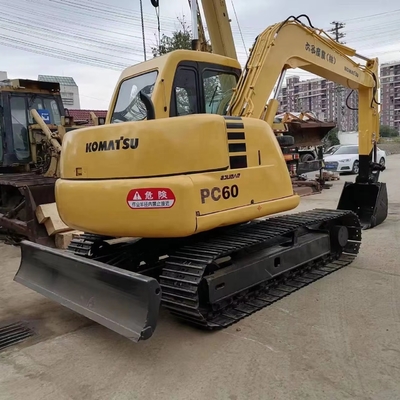 Eccellente stato usato Komatsu PC60 6ton escavatore pronto al lavoro