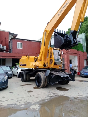 150W Usato Hyundai Excavator a ruote Ben mantenuto Usato 15 tonnellate attrezzature pesanti