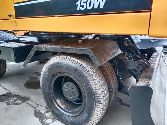 150W Usato Hyundai Excavator a ruote Ben mantenuto Usato 15 tonnellate attrezzature pesanti