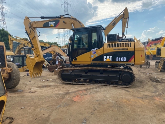 18000 KG Escavatore usato Cat 318d in buone condizioni e motore giapponese originale