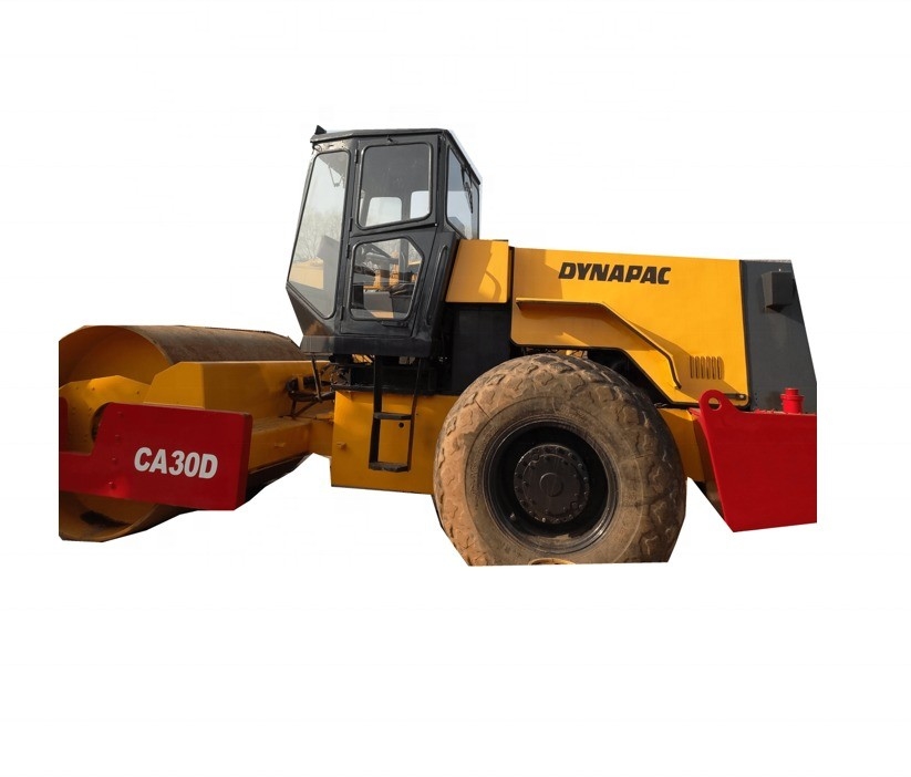 Motore a tamburo singolo CA30D Dynapac usato con design originale svedese e motore diesel