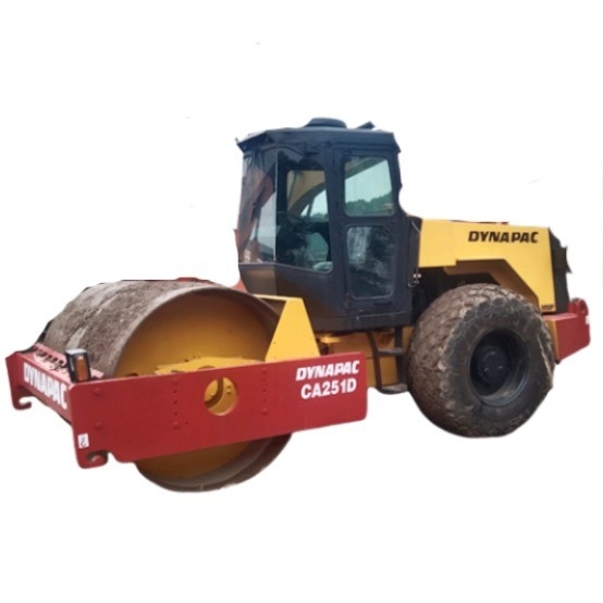 Originale Svezia CA251D Dynapac single drum roller utilizzato per macchine per la costruzione stradale