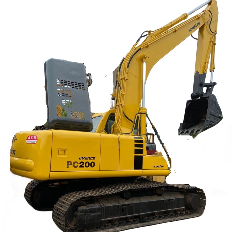 Escavatore Komatsu PC200 usato con cilindro idraulico Liyuan e pompa in buone condizioni
