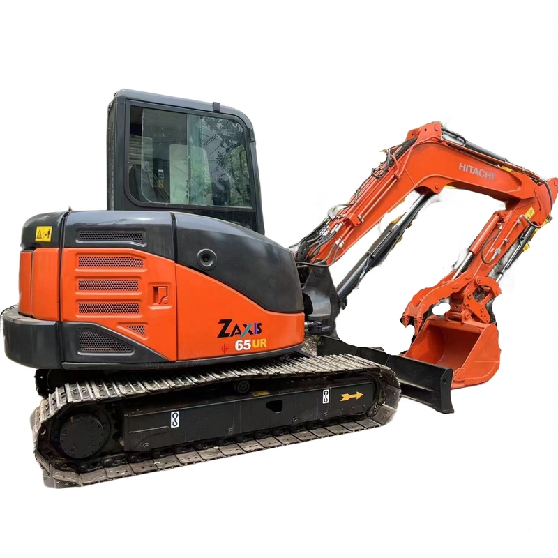 Escavatore di seconda mano Hitachi zx65ur con 0.1m3 di capacità di secchio in buone condizioni