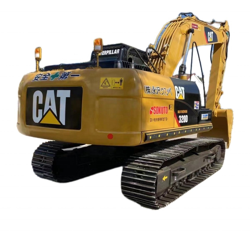 Escavatore usato Caterpillar Giappone EPA Motore CAT 320D 96KW Escavatore idraulico Crawler
