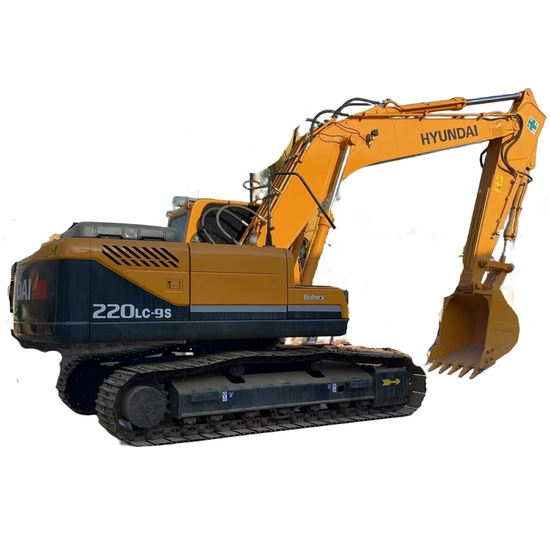 Escavatore Hyundai 220LC-9S originale con motore da 96 kW e certificazione EPA