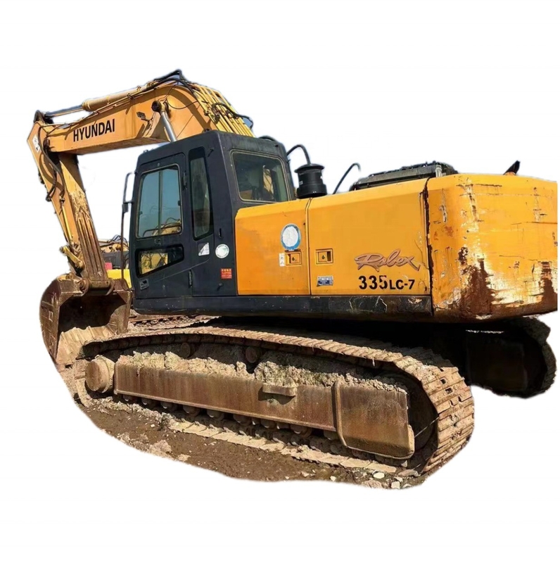 33 TON Corea EPA Motore Hyundai 335LC-7 Escavatore idraulico Escavatore mobile tipo Crawler