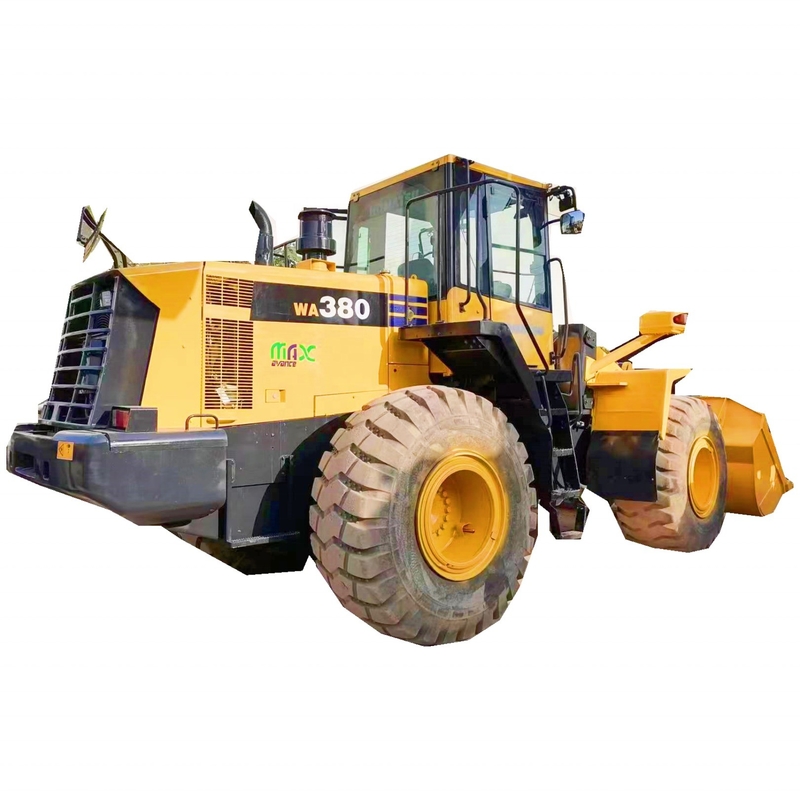 Buone condizioni Komatsu WA380 caricatore usato escavatore caricatore a pagamento colore originale