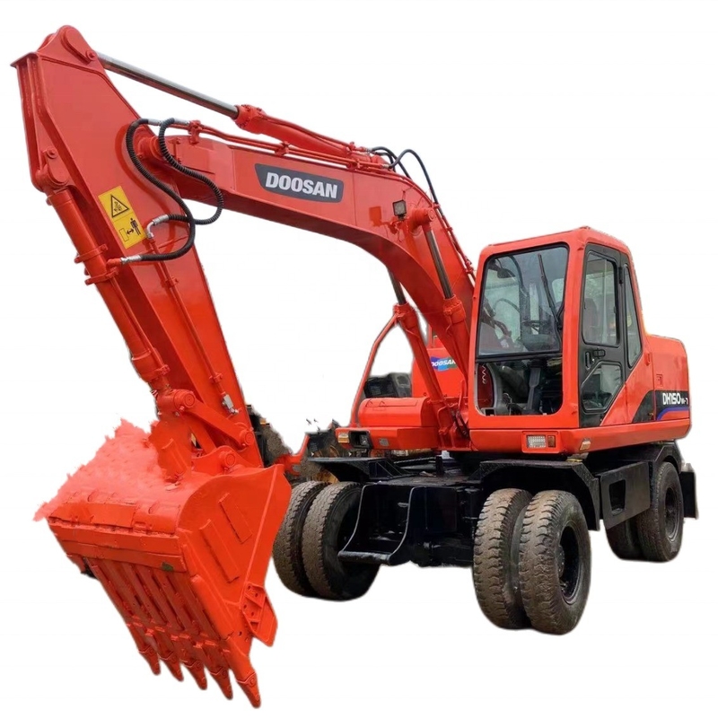 Doosan DH150W-7 Escavatore da 15 tonnellate Escavatore usato con motore HINO in ottime condizioni