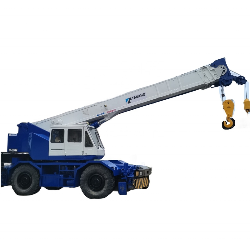 Una gru usata Tadano TR-250M da 25 tonnellate con vernice originale in ottime condizioni.