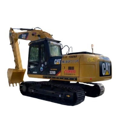 20000 kg di vernice originale usata Diesel Digging Machine Crawler Excavator Caterpillar 320D