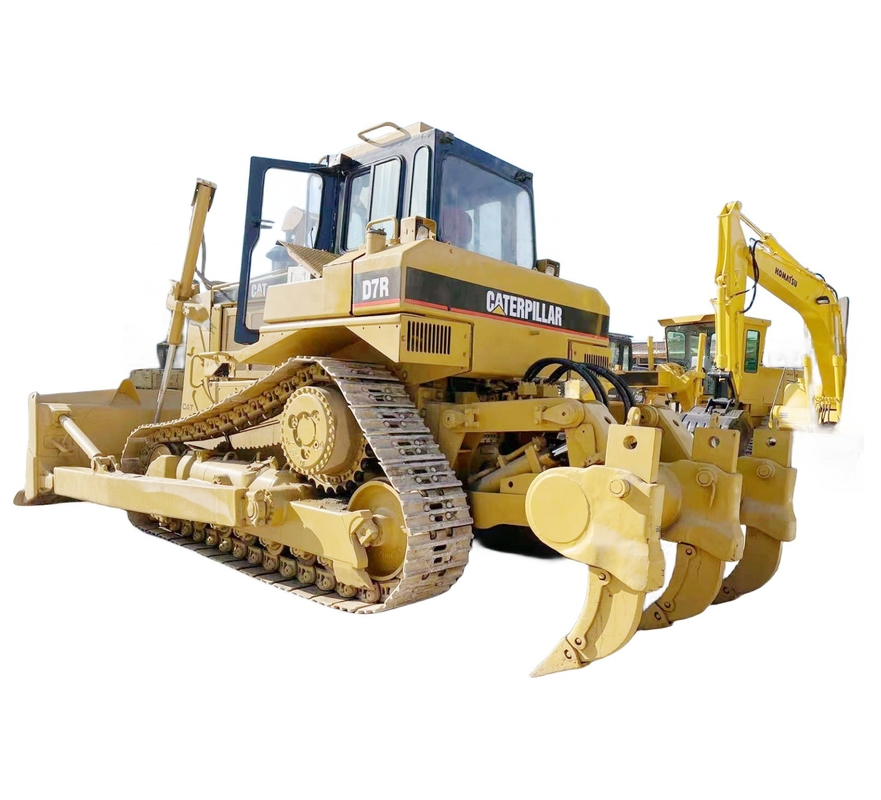 Pittura originale usata Caterpillar D7R EPA Motor Bulldozer con capacità di secchio di 3,6 m3