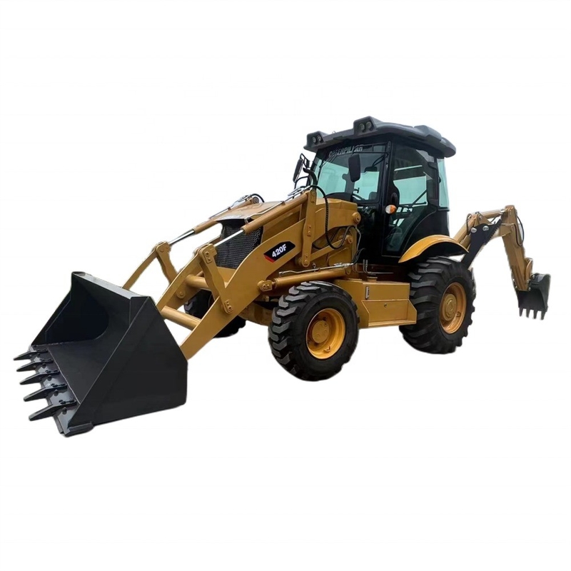 Usato giapponese originale retroescalatore Caterpillar CAT 420F per lavori pesanti