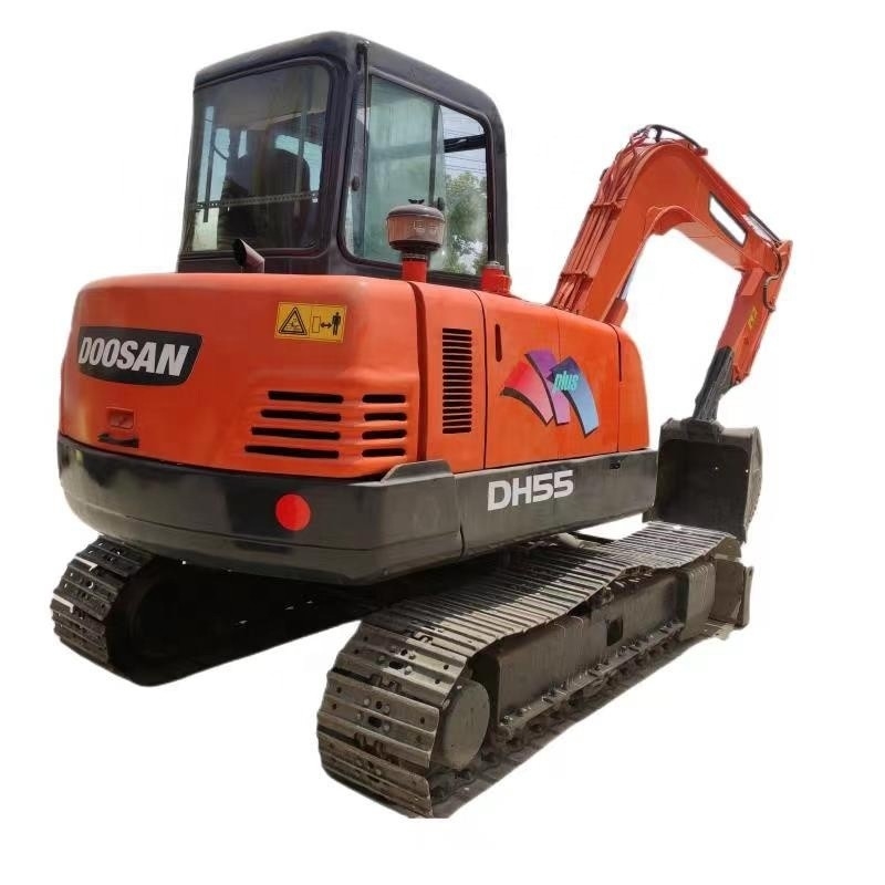 Doosan DH55 Used Digger 68kw Original Paint Japan Machine Peso 5500 kg a prezzi accessibili