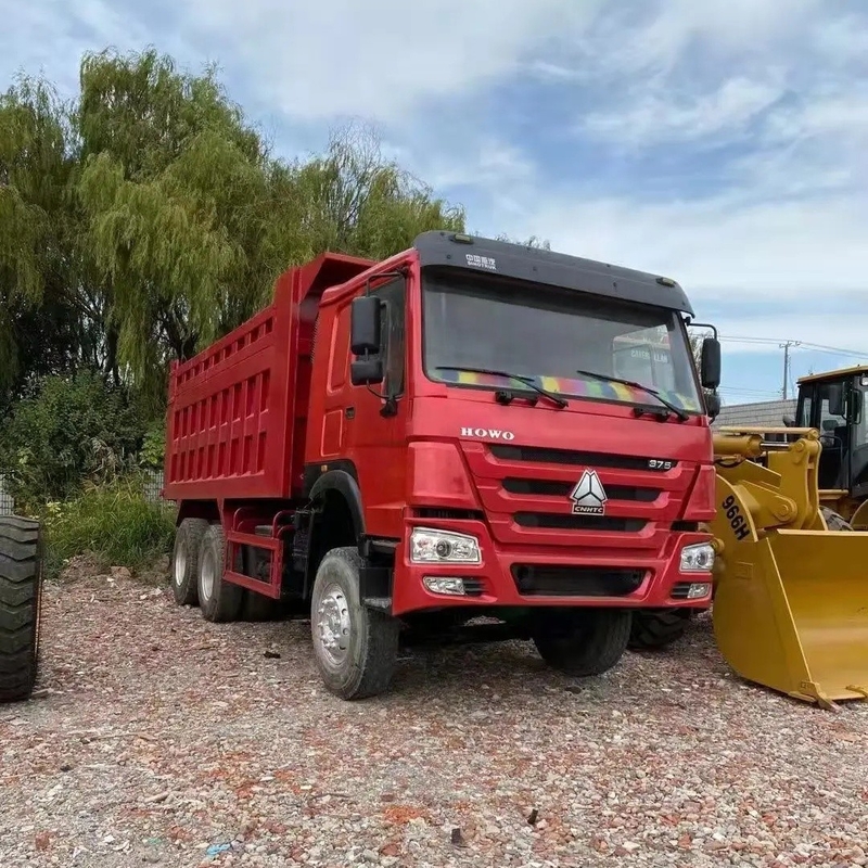 Cisterna idraulica Liyuan Used Dump Truck HOWO 375 in vernice originale dal Giappone