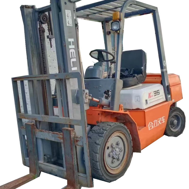 90% Camion di seconda mano HELI K35 Camione elevatore da 3,5 tonnellate con vernice originale e buona