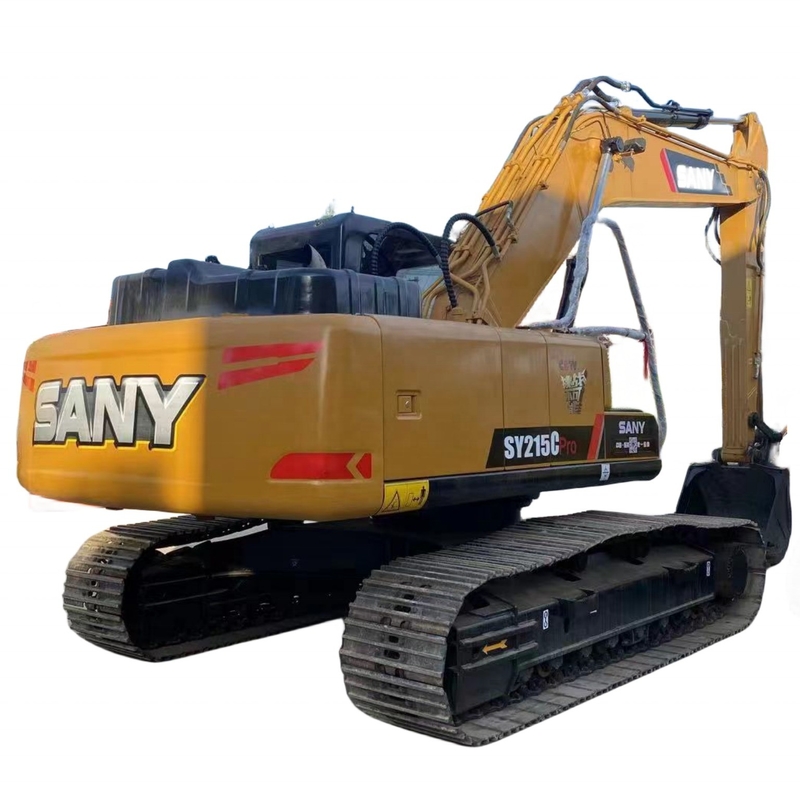 Escavatore Sany da 20 tonnellate SY215C con vernice originale e cilindro idraulico Liyuan