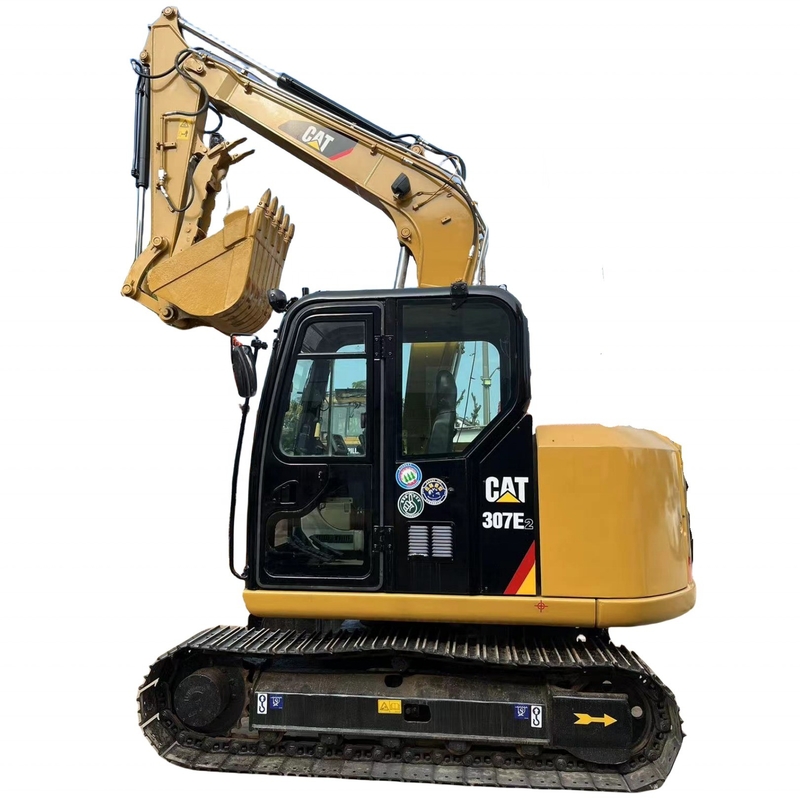 Originale Giappone CAT MINI Crawler Digger 307E2 Ton Excavator 7TON Peso operativo 27kW