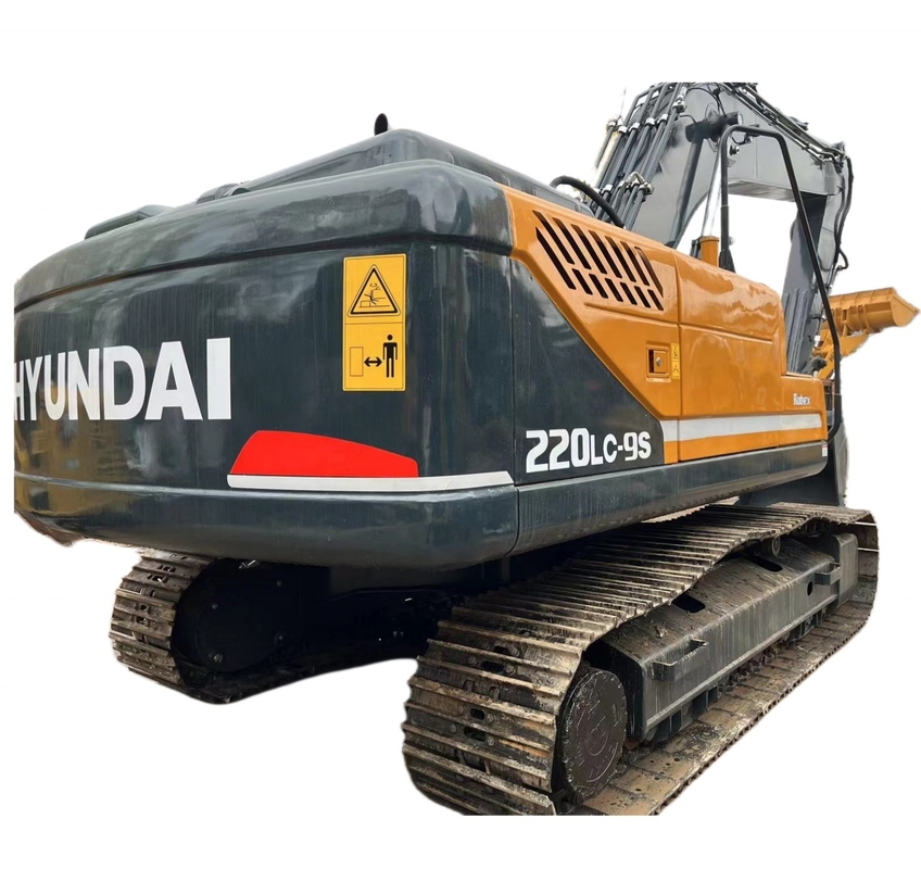 Usato 22 tonnellate Corea Robex220lc-9s EPA Motore Hyundai 220 escavatore con vernice originale