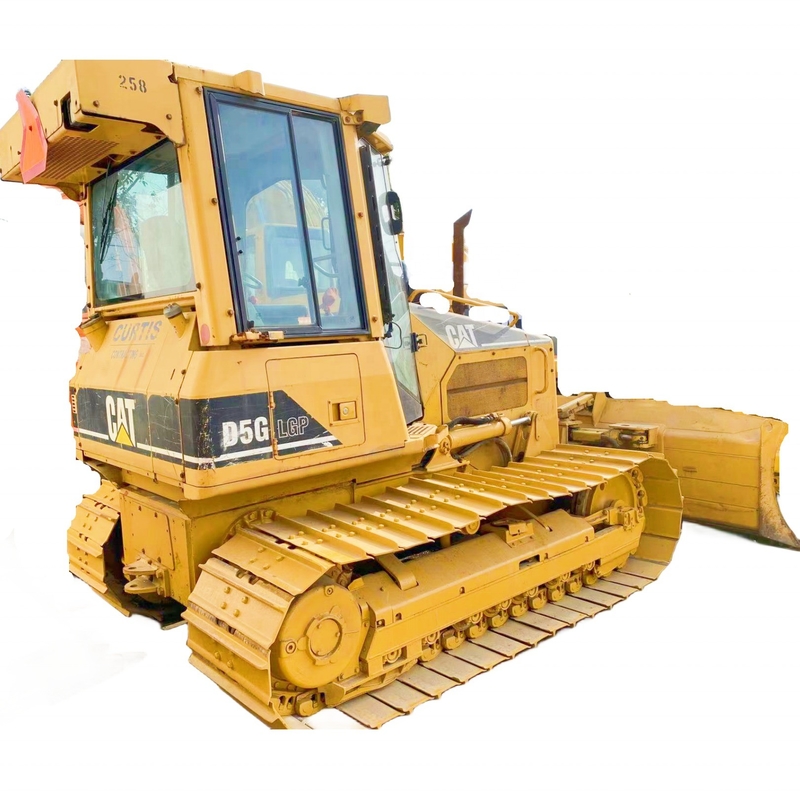 CAT D5G Bulldozer di seconda mano per lavori di costruzione con dimensioni 5447*3442*3160mm