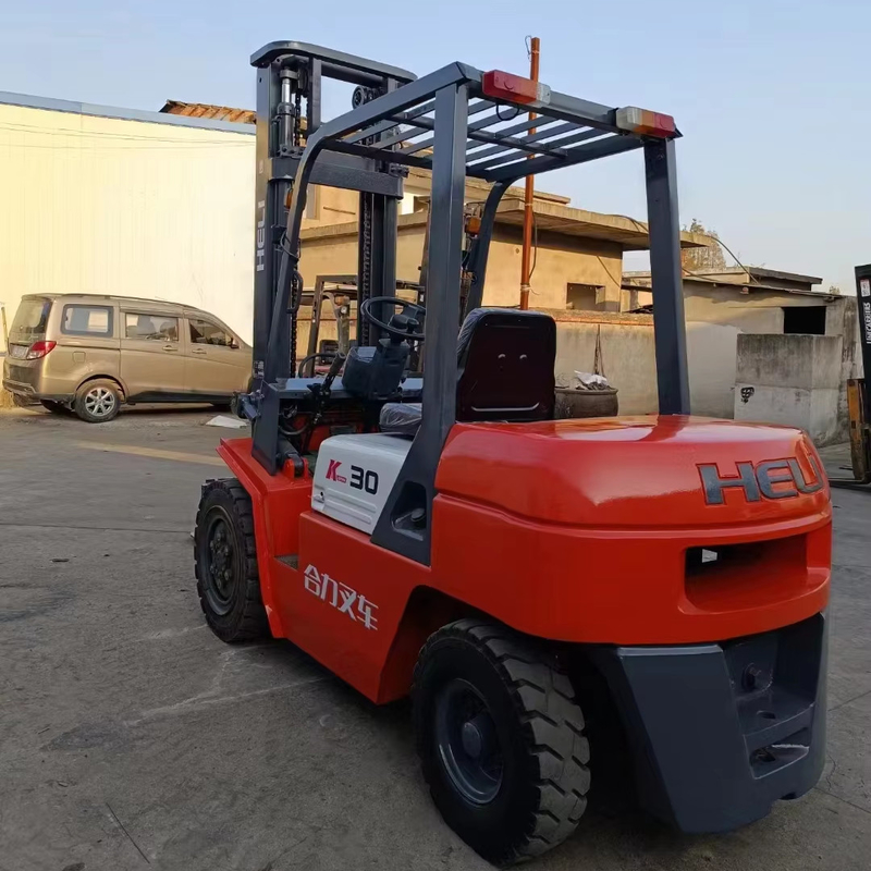 Colore originale 3 tonnellate di seconda mano HELI CPCD30 carrello elevatore diesel in perfette condizioni di funzionamento