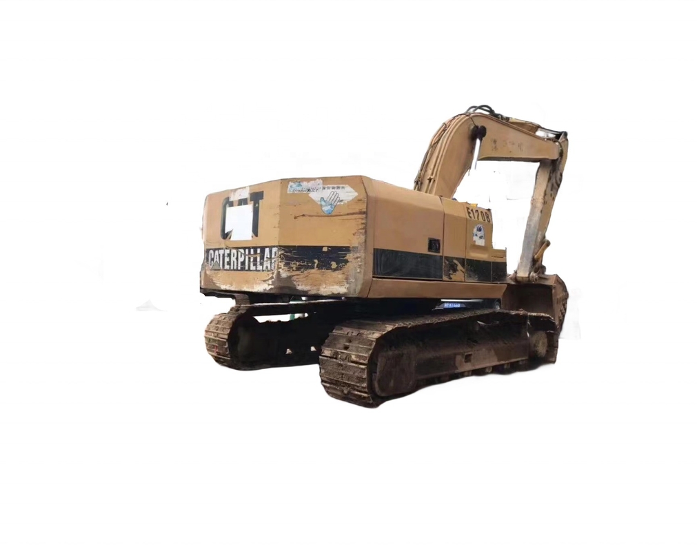 CAT E120B Escavatori di seconda mano Scavatore con valvola idraulica CAT e colore giallo nero