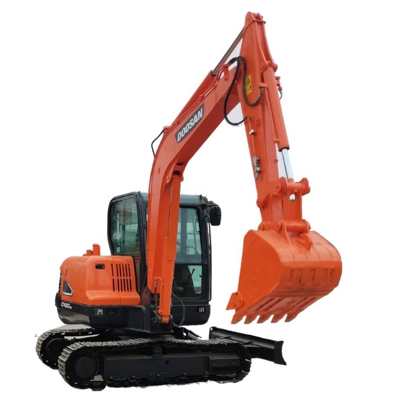 Escavatore usato Doosan DX60 Buone condizioni Escavatore di seconda mano Orari di lavoro 0-2000