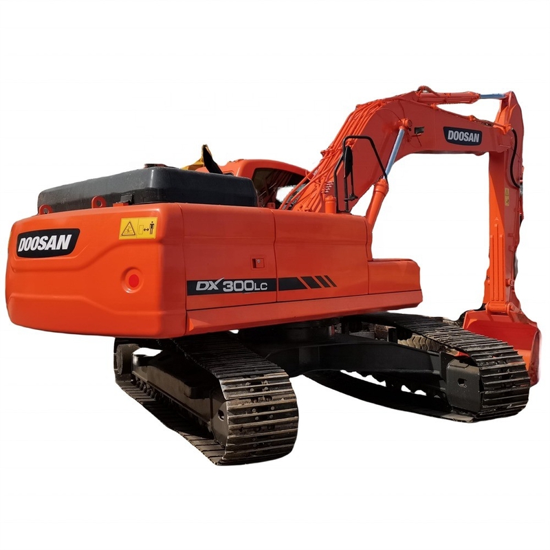 DOOSAN DX300LC escavatore di seconda mano con 0-2000 ore di lavoro e stabilità idraulica