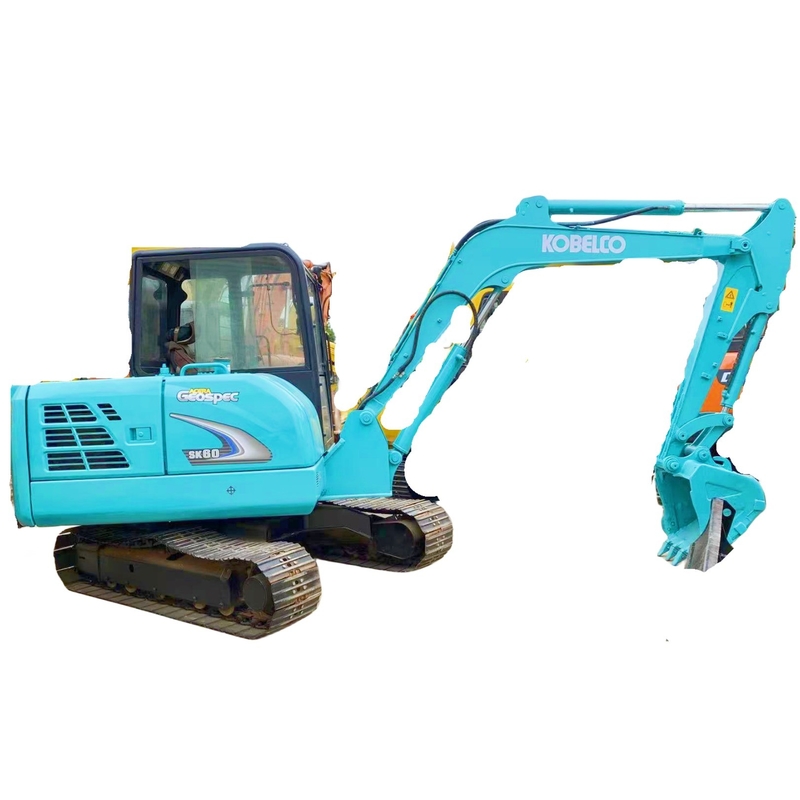 Mini escavatore Kobelco SK60 usato con valvola idraulica Denison
