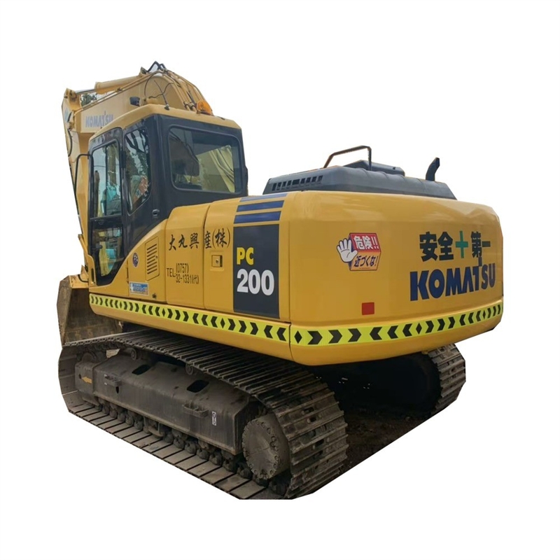 20 tonnellate Komatsu PC200 Escavatore idraulico a trascinatore medio usato Giappone e ben mantenuto