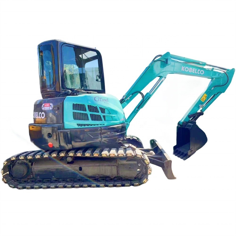 Miniescavatore di seconda mano Kobelco SK55SR da 5,5 tonnellate Cabina usata 0-2000 Ore di lavoro