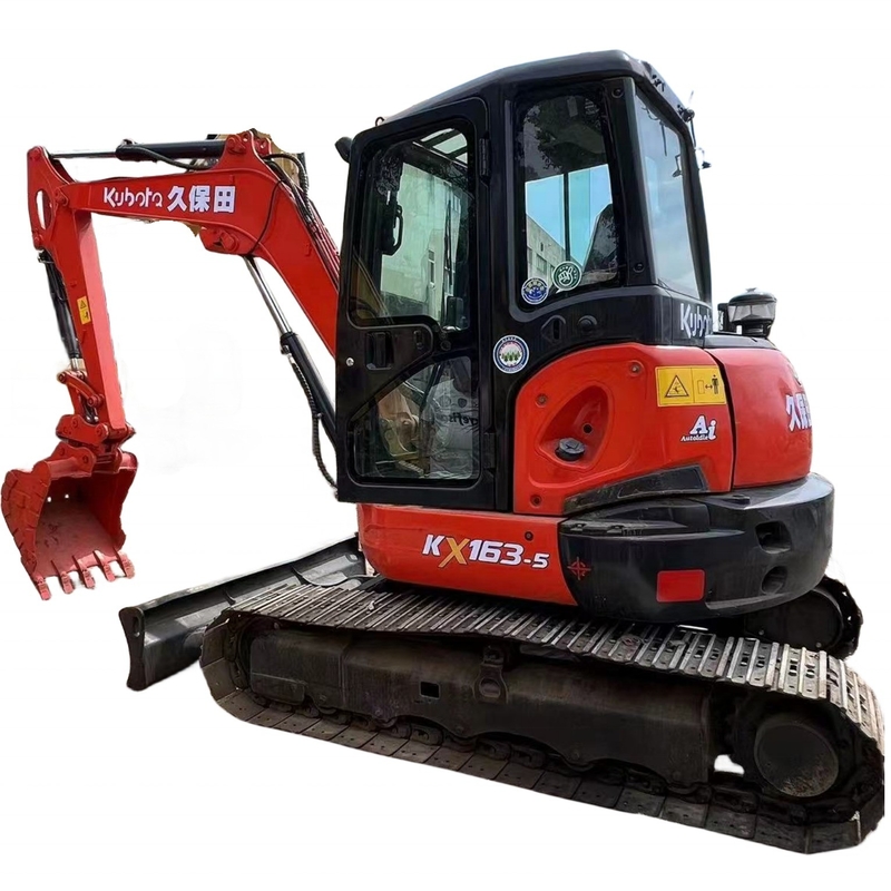 Giappone Original KUBOTA KX163 Mini Escavatore 6ton Crawler Construction Machine in magazzino