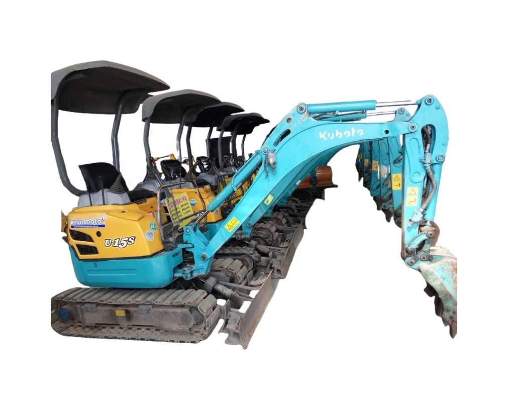 Buone prestazioni Mini escavatore KUBOTA U15S 1.5TON Digger 6ton Originale Giappone Crawler