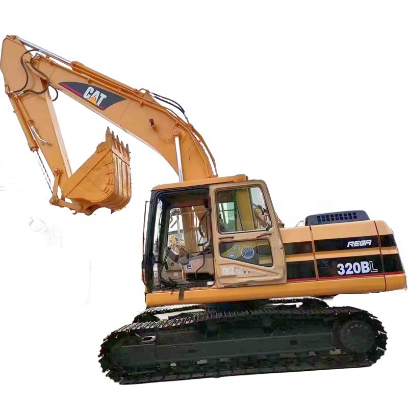 Basso orario di lavoro utilizzato Caterpillar 320BL escavatore con altra pompa idraulica in Giappone