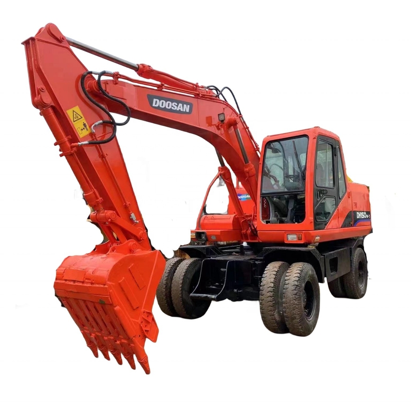 2022 DOOSAN DH150-7 escavatore a ruote con basse ore di lavoro e buone prestazioni