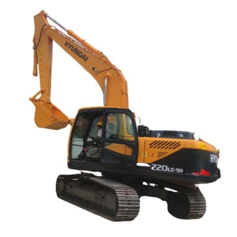 cilindro idraulico Liyuan Used Digger Corea Vernice originale Hyundai escavatore 220LC-9S