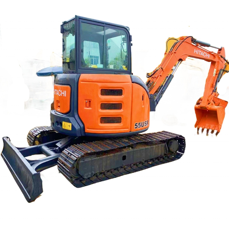 Alta efficienza HITACHI ZX55USR mini escavatore 5.5 tonnellate Peso di esercizio utilizzato