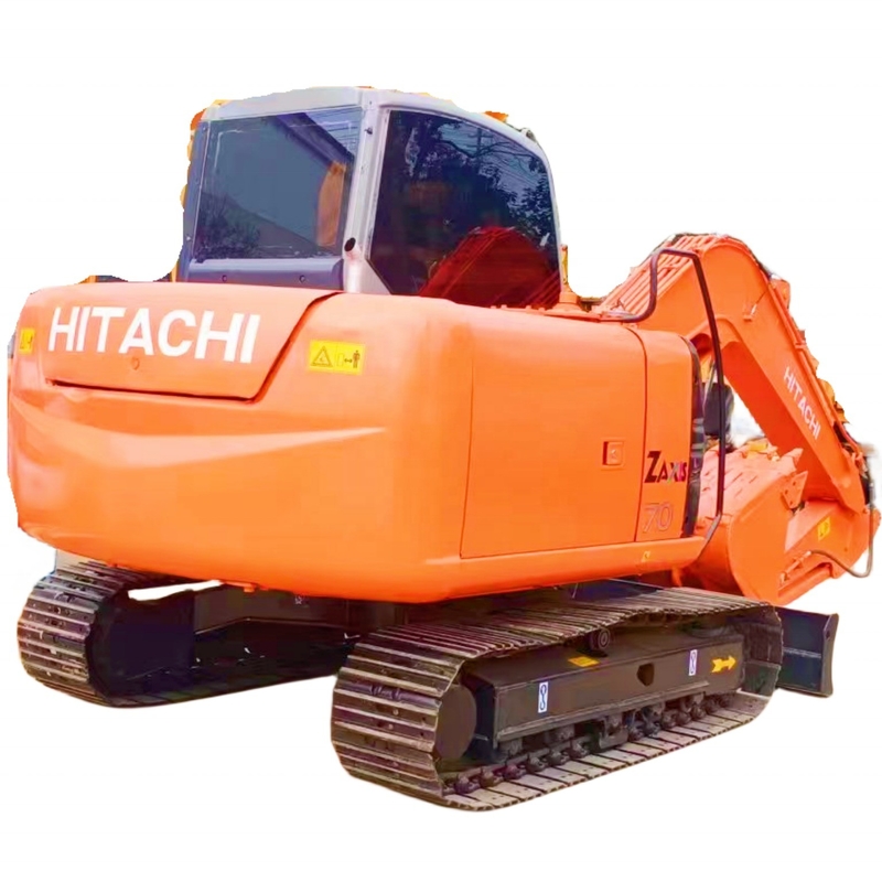 Escavatore usato Hitachi ZX70 profondità massima di scavo di 4170 mm e 7 tonnellate di peso operativo