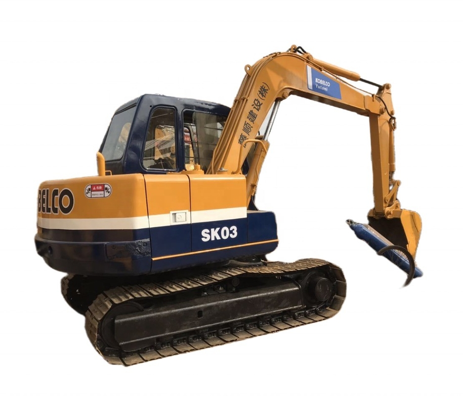 Colore originale utilizzato KOBELCO SK03 Scavatrice con scarse ore di lavoro a Shanghai