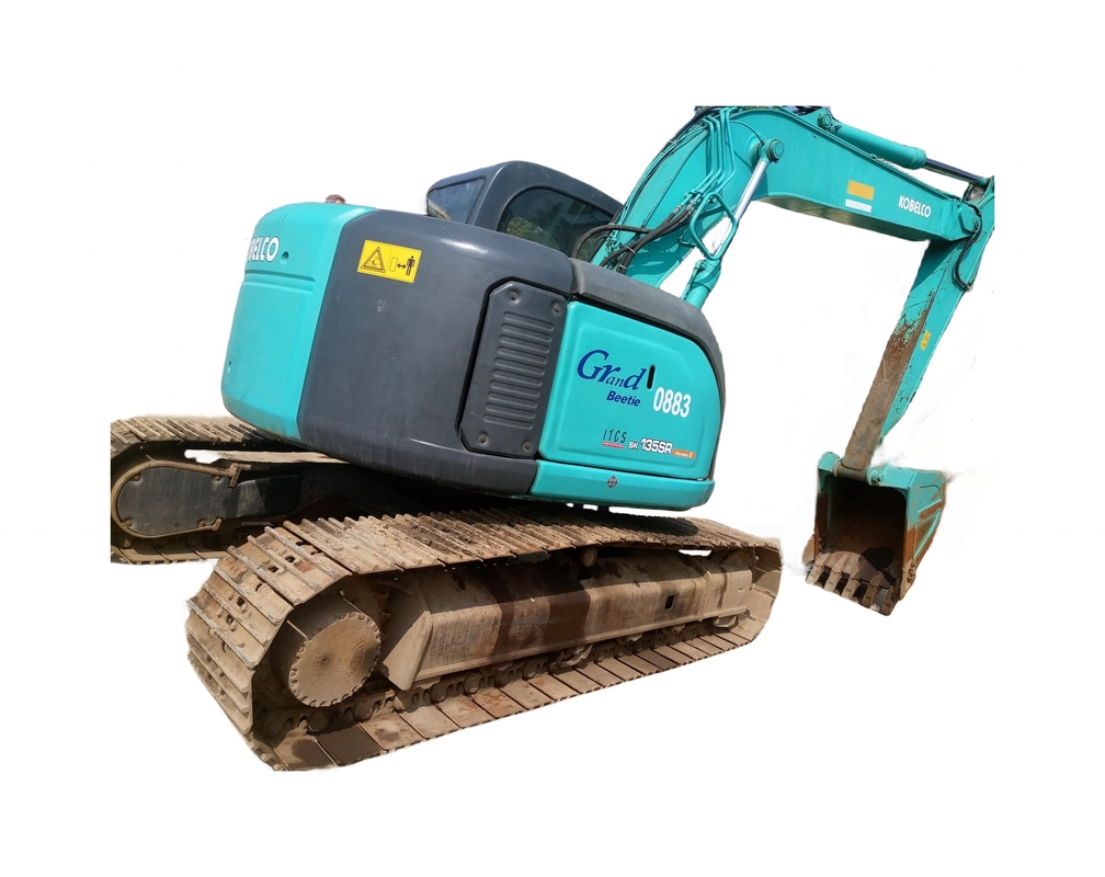 KOBELCO Used Crawler Excavator SK135S in buone condizioni Original Paint Hydraulic Digger