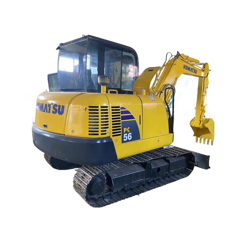 Mini Digger 5.6TON Usato KOMATSU PC56 Crawler Excavator in Giappone con basso consumo di carburante