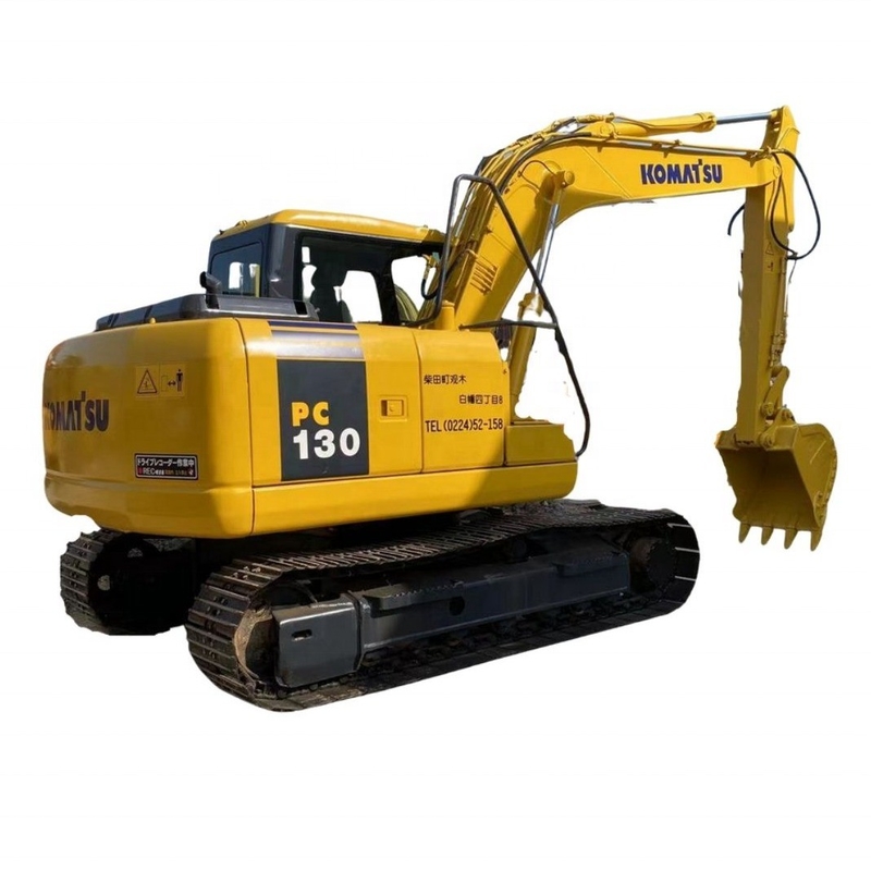 13 tonnellate di peso operativo Komatsu PC130 escavatore importato dal Giappone in in Shanghai Yard