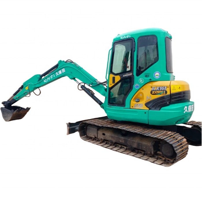Escavatore giapponese originale di 5 tonnellate Kubota KX161 con motore HINO da 20 kW in buone condizioni