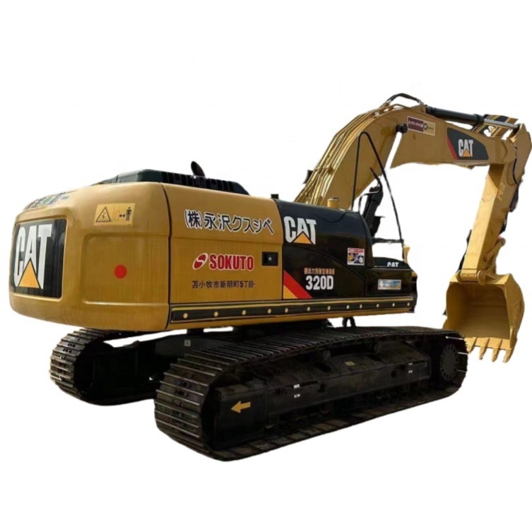 Giappone usata Vernice originale Caterpillar 320D Mini Piccolo escavatore in ottime condizioni