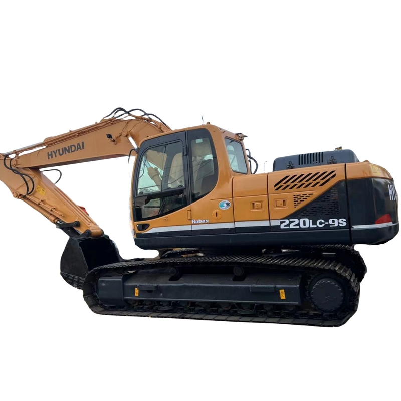 Lavori di costruzione utilizzato Hyundai 220LC-9S escavatore con motore originale dalla Corea