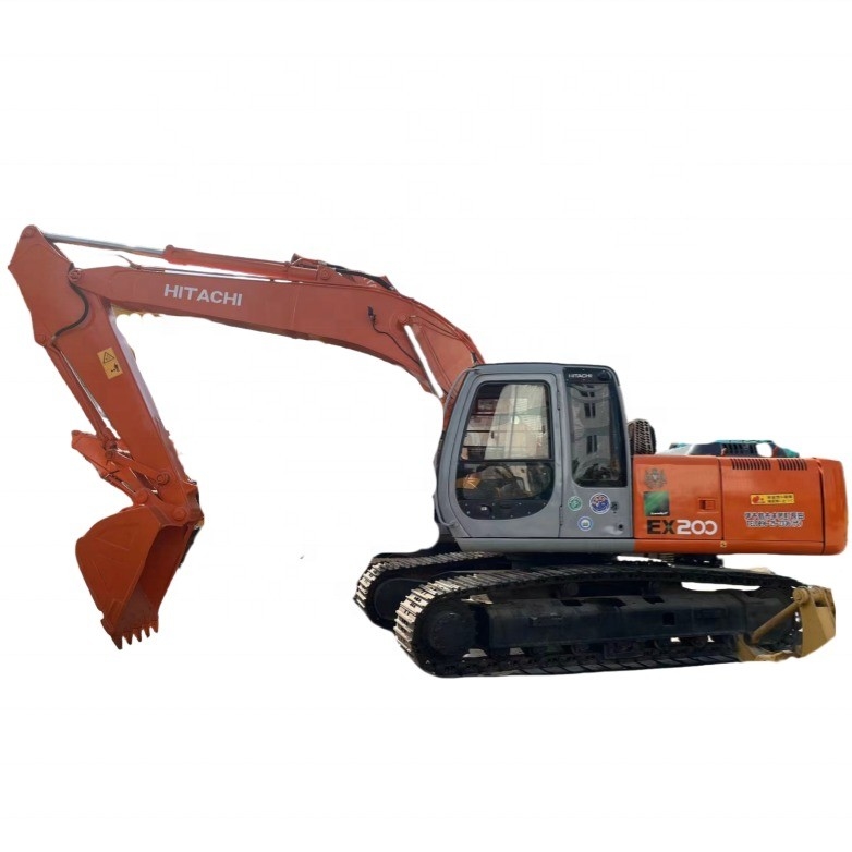 Escavatore usato Hitachi EX200-3 in buone condizioni di lavoro a prezzi accessibili con colore rosso
